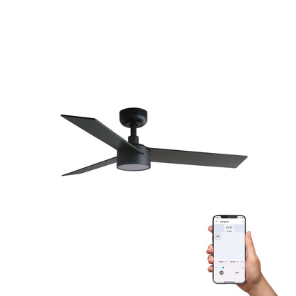 RUDDER 3 S Black/walnut fan 20W SWT TUYA