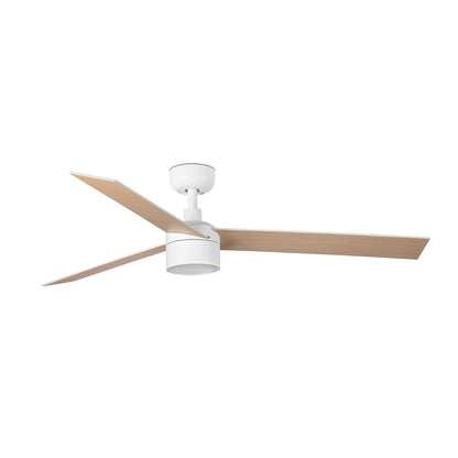 RUDDER TEK 3 L White/ash fan Wall Control black 3000K
