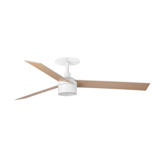 RUDDER RECESSED TEK 3 L White/ash fan Wall Control black 3000K