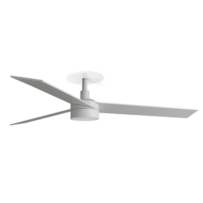 RUDDER 3 RECESSED L White/ash fan 20W SWT 0-10V