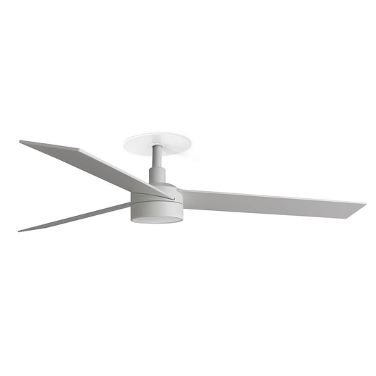 RUDDER 3 RECESSED L White/ash fan 20W SWT 0-10V