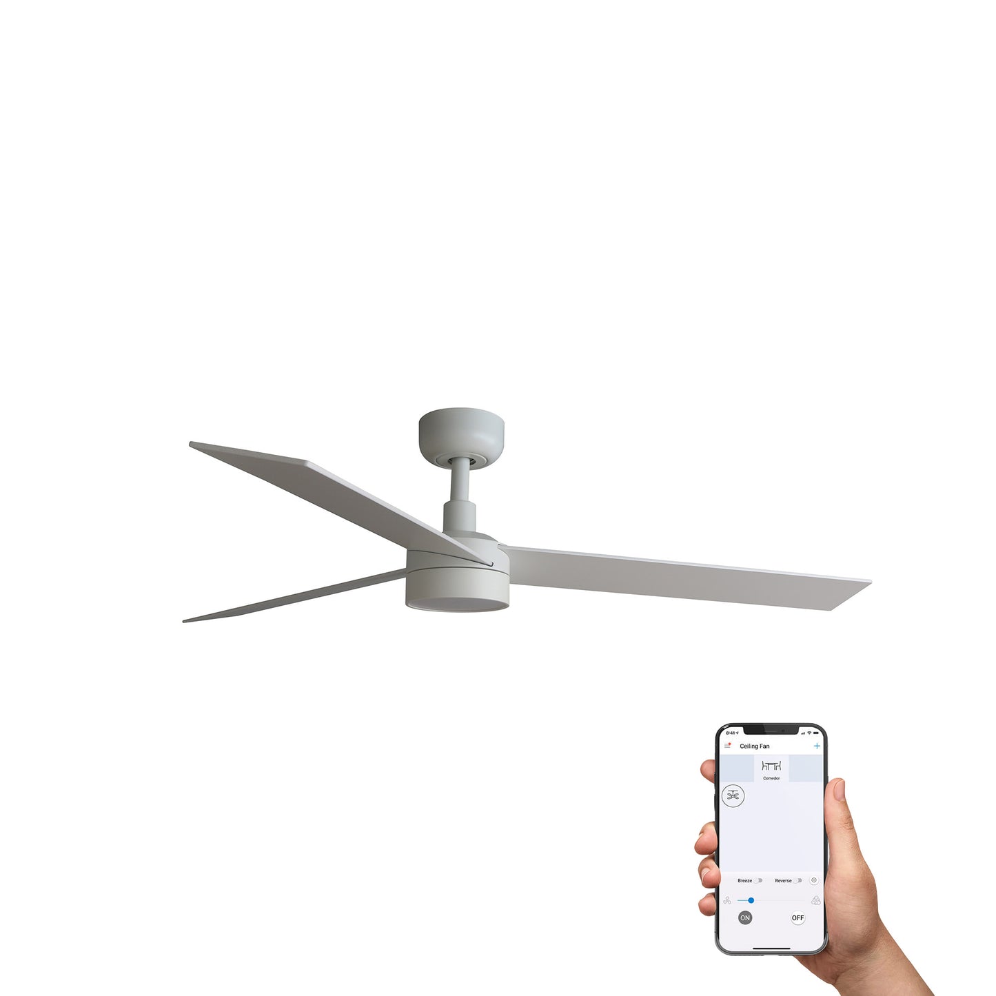 TÜÜR 3 L valge/saar ventilaator 20W SWT TUYA