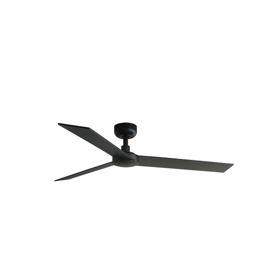 RUDDER L Must/pähklipuu ventilaator