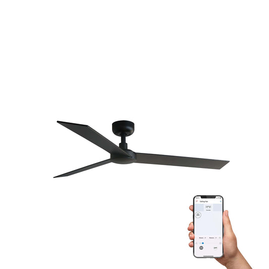 Tüür L must/pähkel ventilaator TUYA