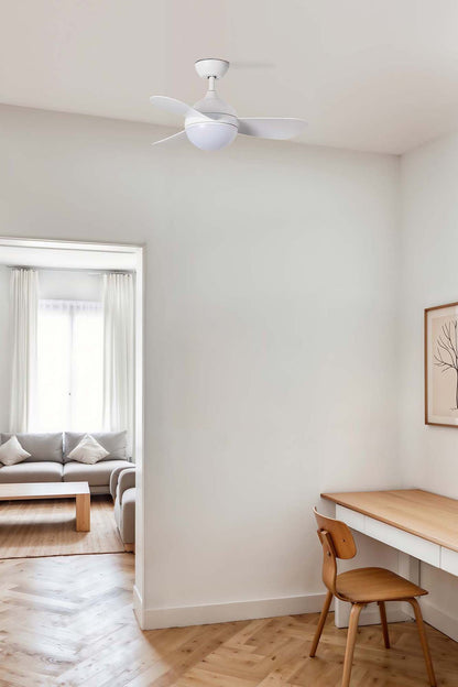 Ventilateur de plafond avec éclairage HVAR Ø970 MM BLANC 3 PALES 24 W