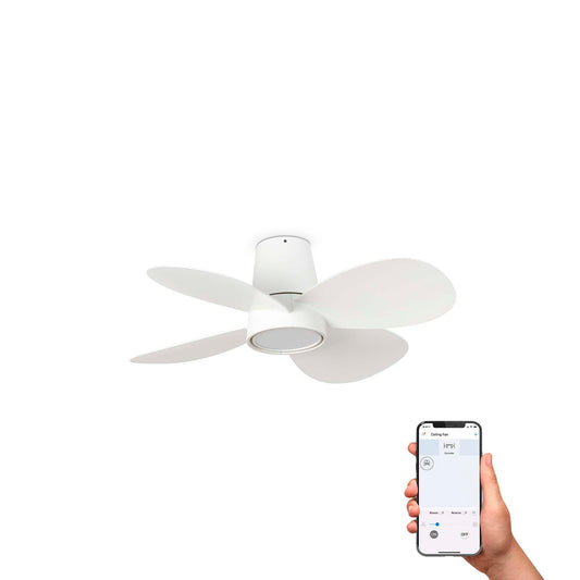 KLOVER Valge ventilaator 20W SWT TUYA