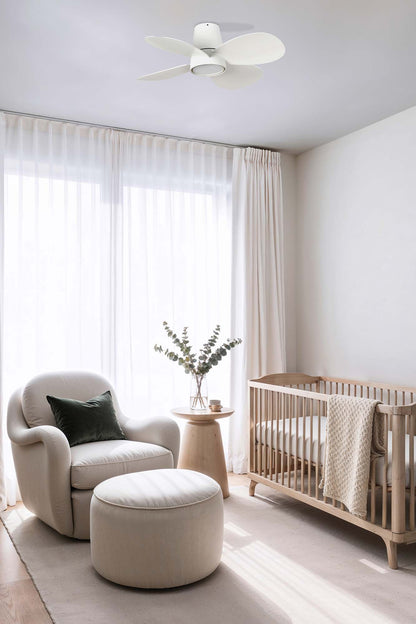KLOVER S valge ventilaator