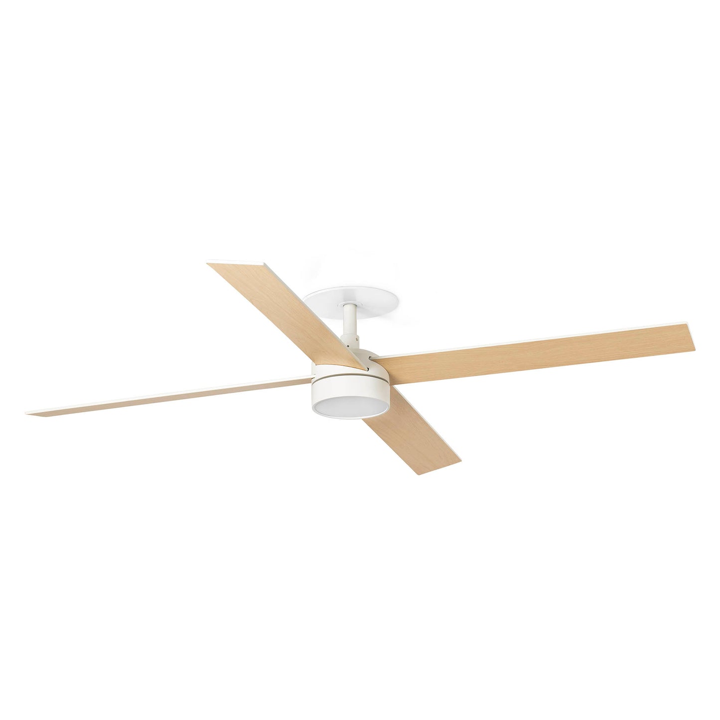 RUDDER 4 RECESSED L White/ash fan 20W SWT