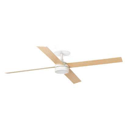RUDDER 4 RECESSED L White/ash fan 20W SWT