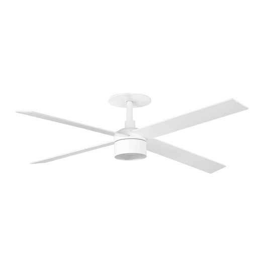 RUDDER TEK 4 RECESSED L White/ash fan 3000K