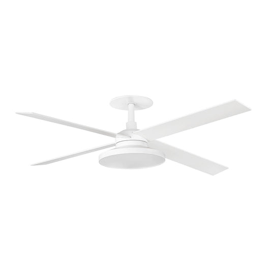 RUDDER RECESSED TAK 4 L White/ash fan Wall Control black 3000K