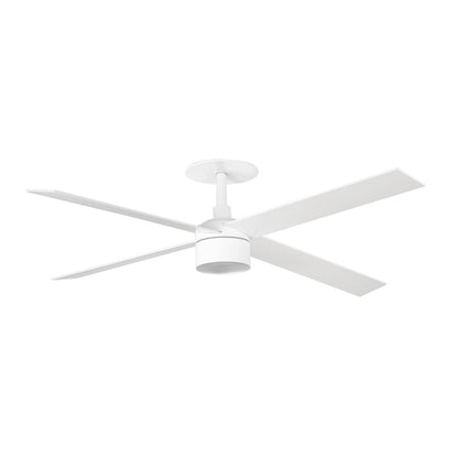 RUDDER RECESSED TEK 4 L White/ash fan Wall Control black 3000K