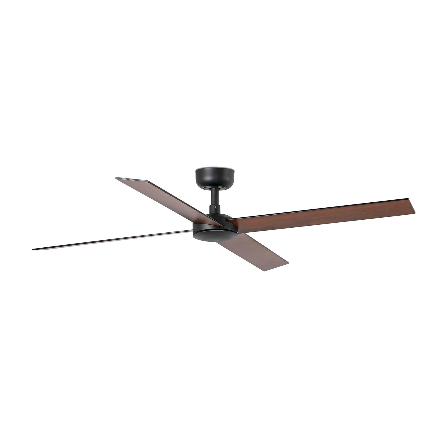 RUDDER 4 L Must/pähkel ventilaator Seinajuhtimispult valge