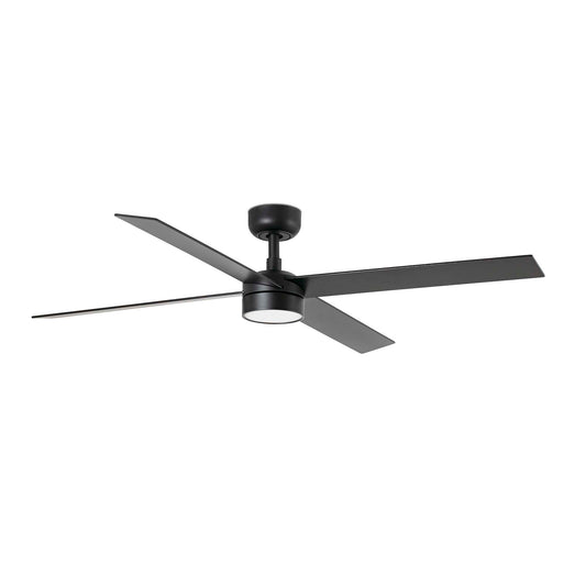 RUDDER 4 L must/pähkel ventilaator 20W SWT seinakontroller valge