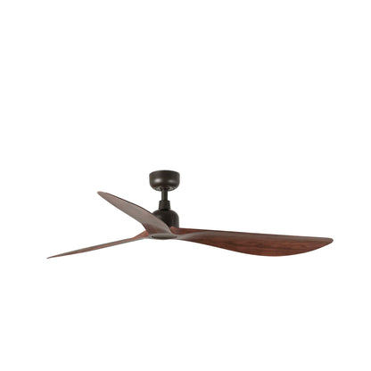 OUTWOOD L Brown/walnut ceiling fan Wall Control white