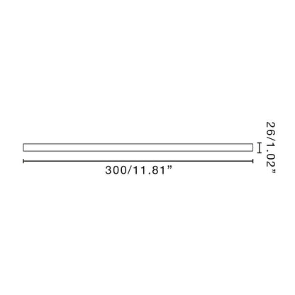 Accessory brown downrod 300mm Ø21 for MOREA