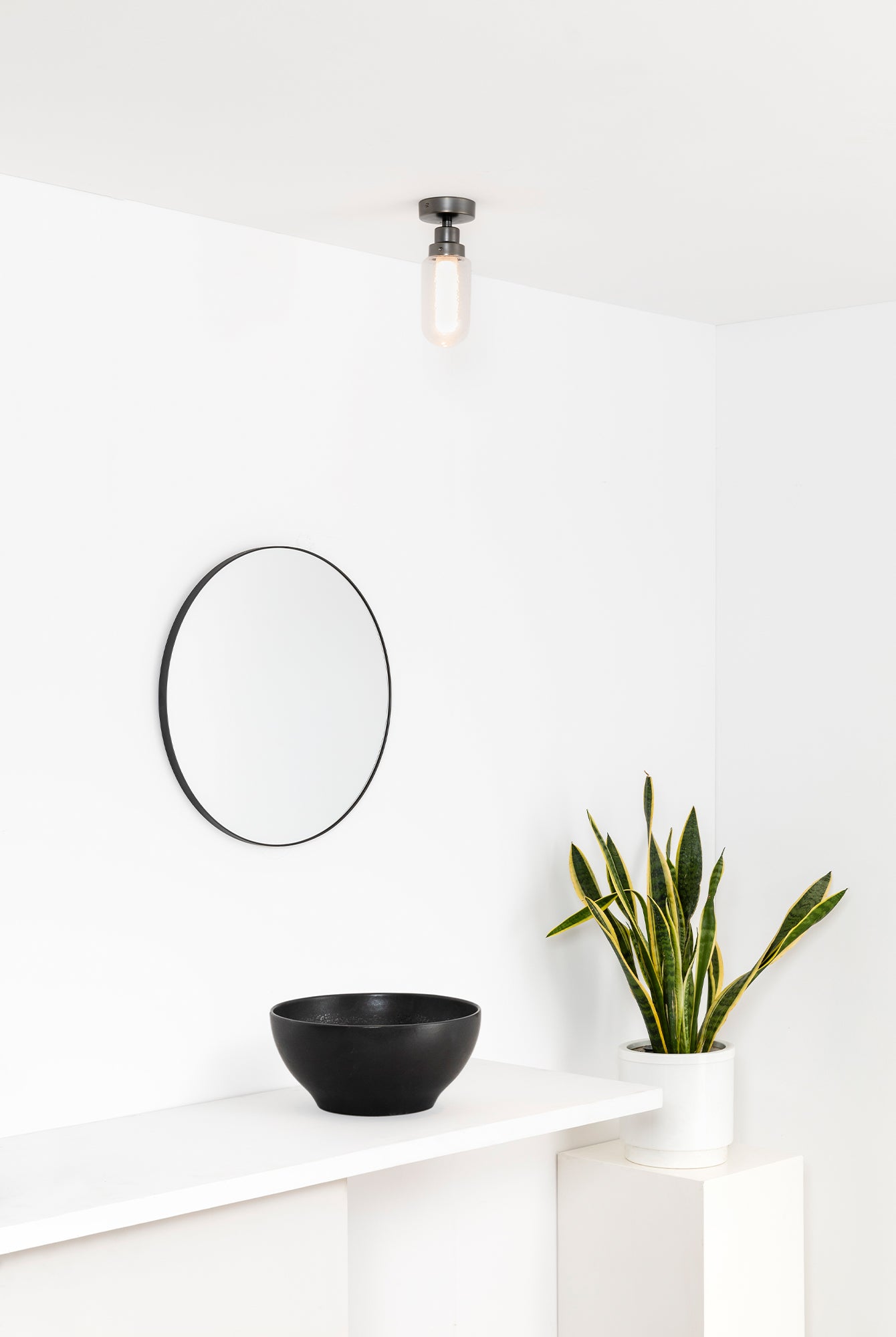 BRUME Anthracite ceiling lamp