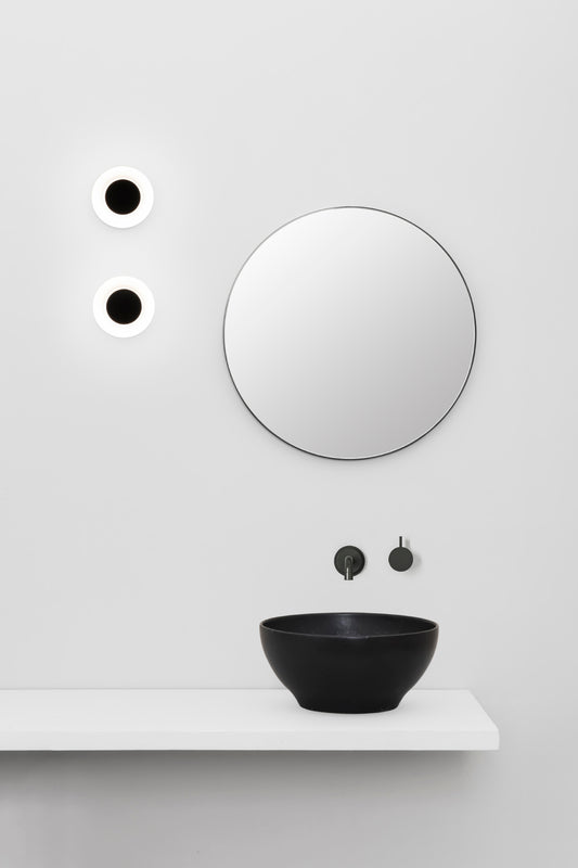 Lámpara de pared/techo negra MOY
