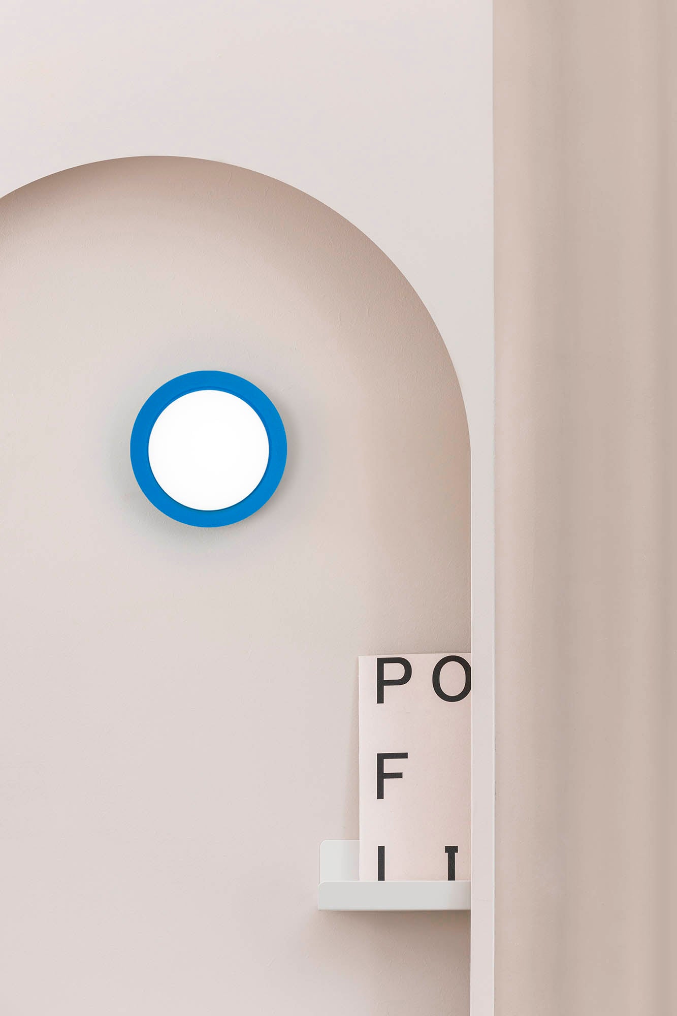 MAY Blue wall/ceiling lamp