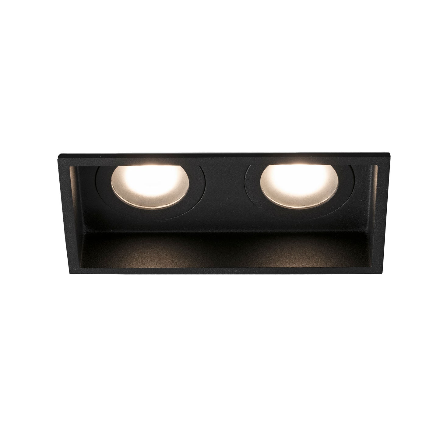 HYDE SQ 2L must ruudukujuline süvistatav lamp