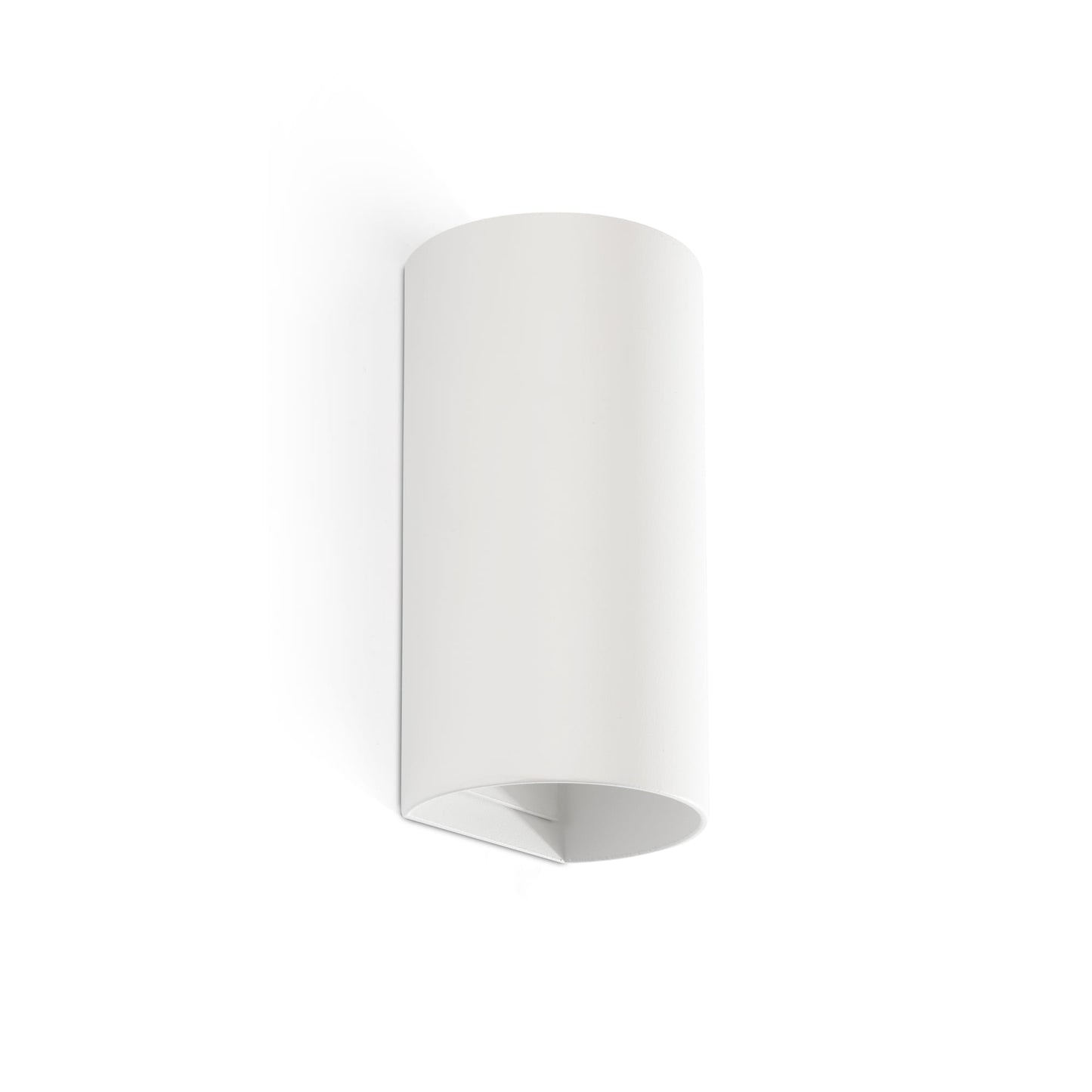 SOLE 2L White round wall lamp