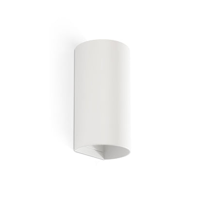 SOLE 2L White round wall lamp