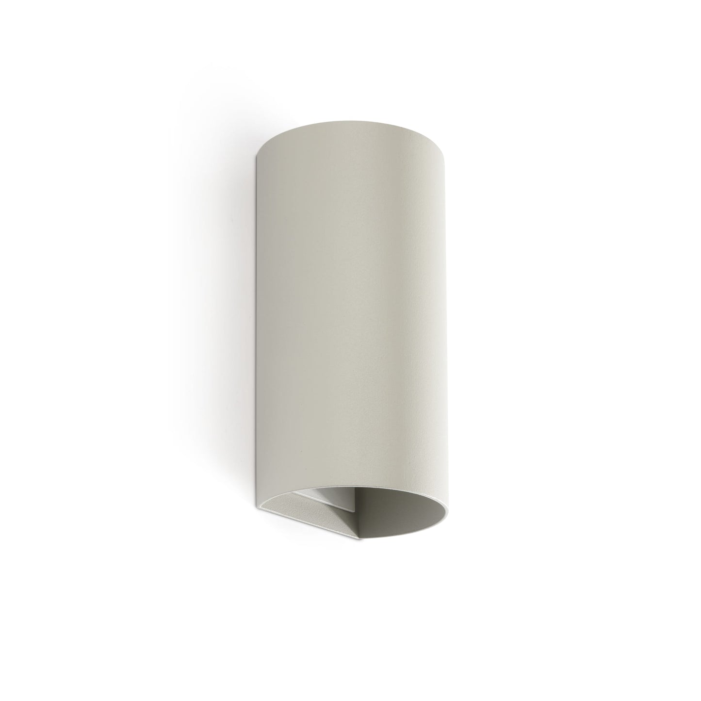 SOLE 2L Grey round wall lamp