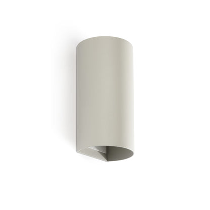 SOLE 2L Grey round wall lamp