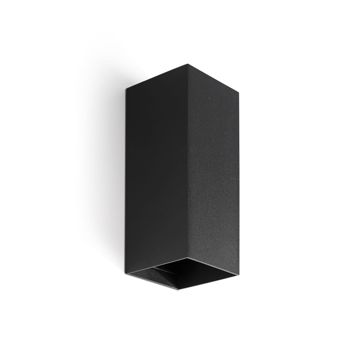 LUNE 2L Black square wall lamp