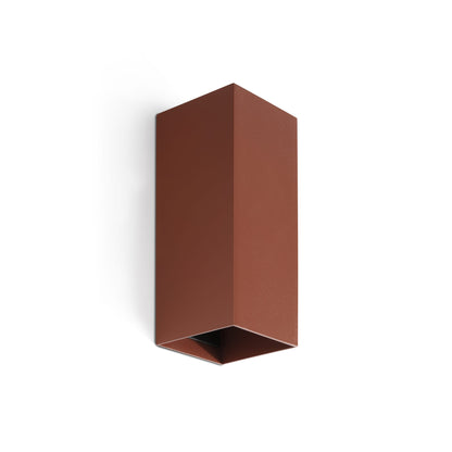 LUNE 2L Terracotta square wall lamp