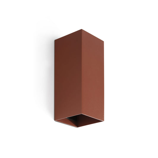 LUNE 2L Terracotta ruudukujuline seinavalgusti