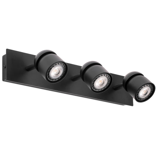 Wall light COCO BLACK WALL SCONCE 3xGU10