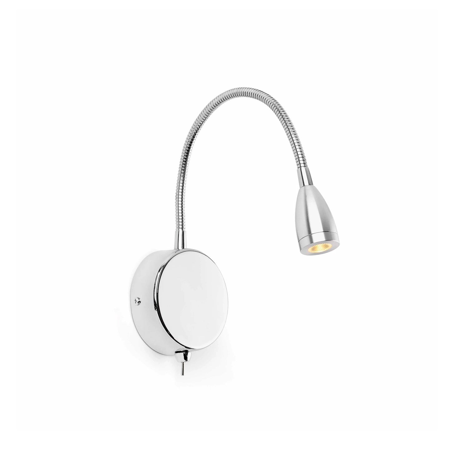 LOKE chrome wall lamp reader
