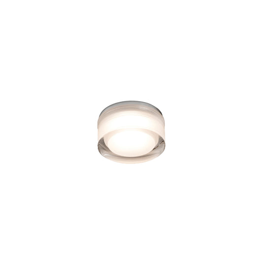 EBBA White and transparent recessed lamp