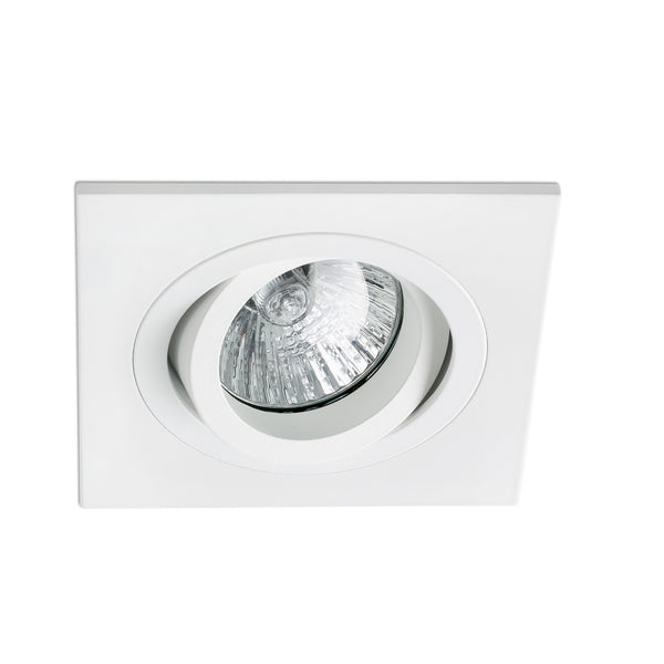 Einbauleuchte RADON RECESSED SQUARE WHITE GU10/MR16/LED