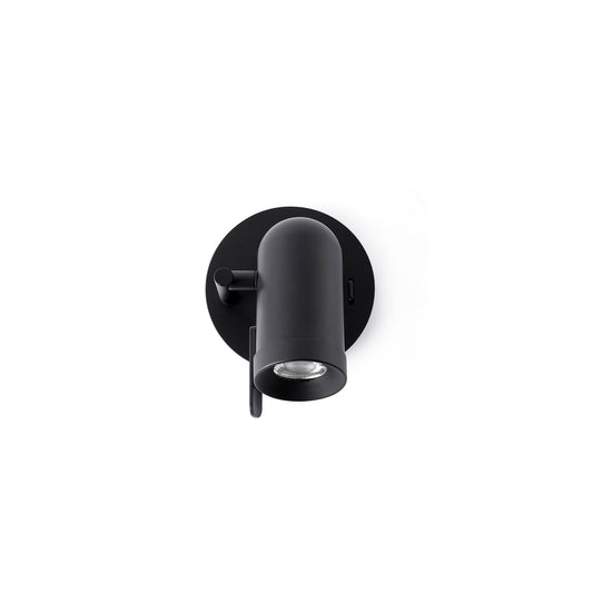 ORLEANS Black wall lamp