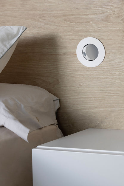 CLICK White recessed lamp