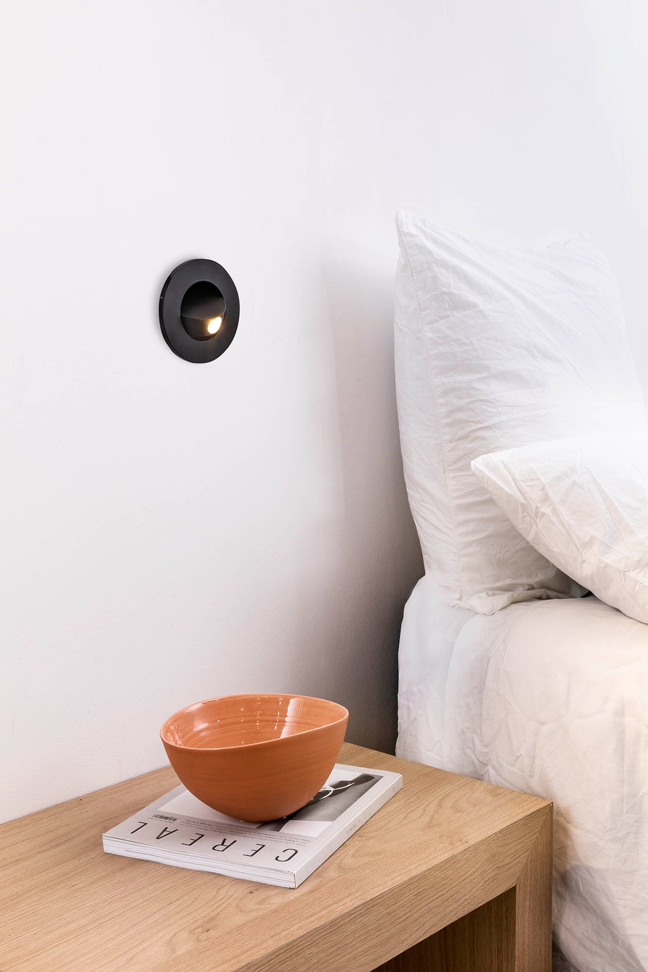 CLICK Black recessed lamp