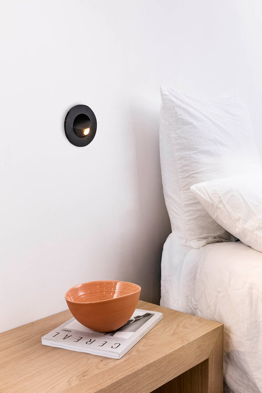 Recessed lamp CLICK RECESSED BLACK LED 3W 2700K