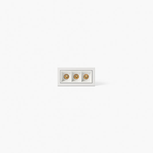 Recessed lamp TROOP 3x2W WHITE-WHITE 15° 3000K CRI90