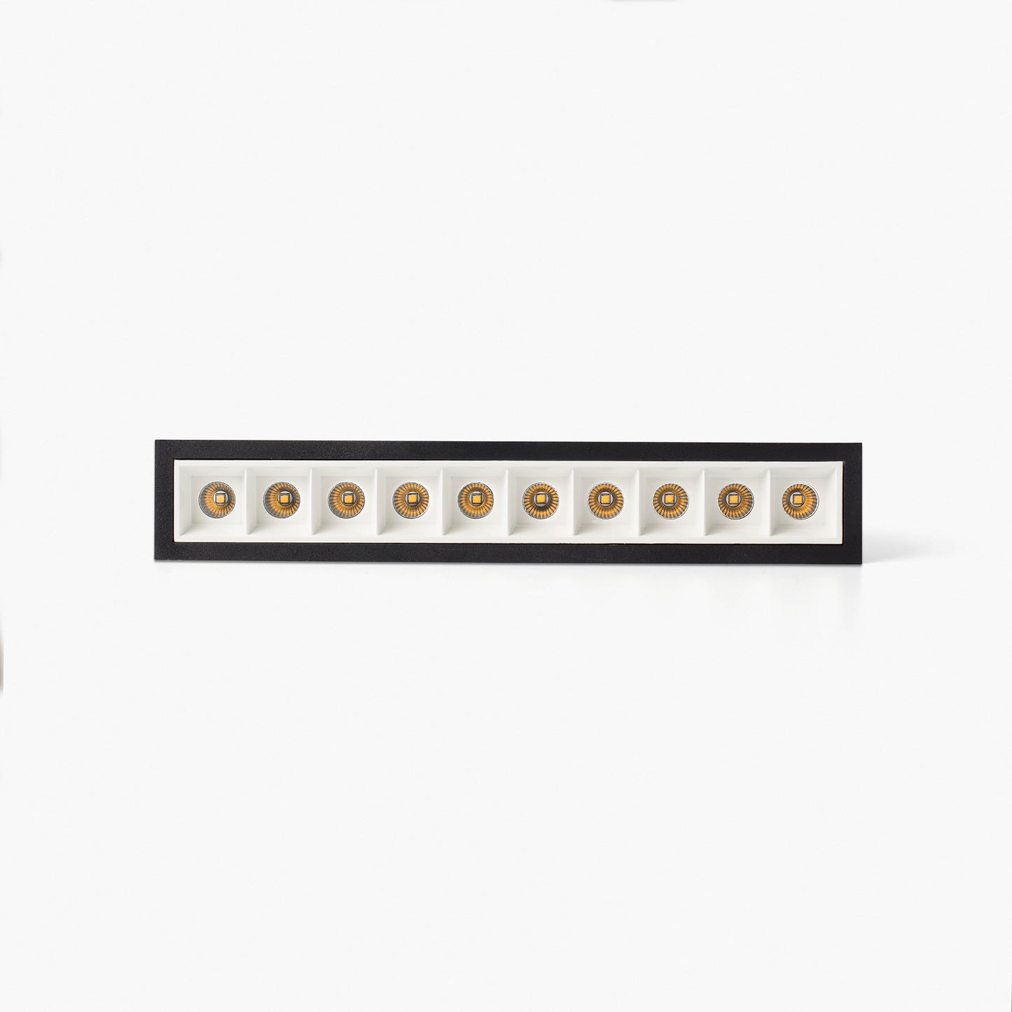 TROOP recessed black-white 10x2W 48° 2700K CRI90