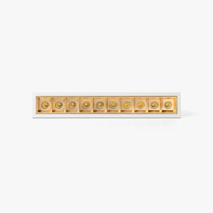 TROOP recessed white-gold 10x2W 15° 4000K CRI90