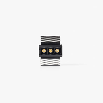 TROOP recessed black 3x2W 48° trimless 2700K CRI90