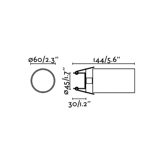 Recessed lamp STAN BUILT-IN SATIN GOLD 1xGU10