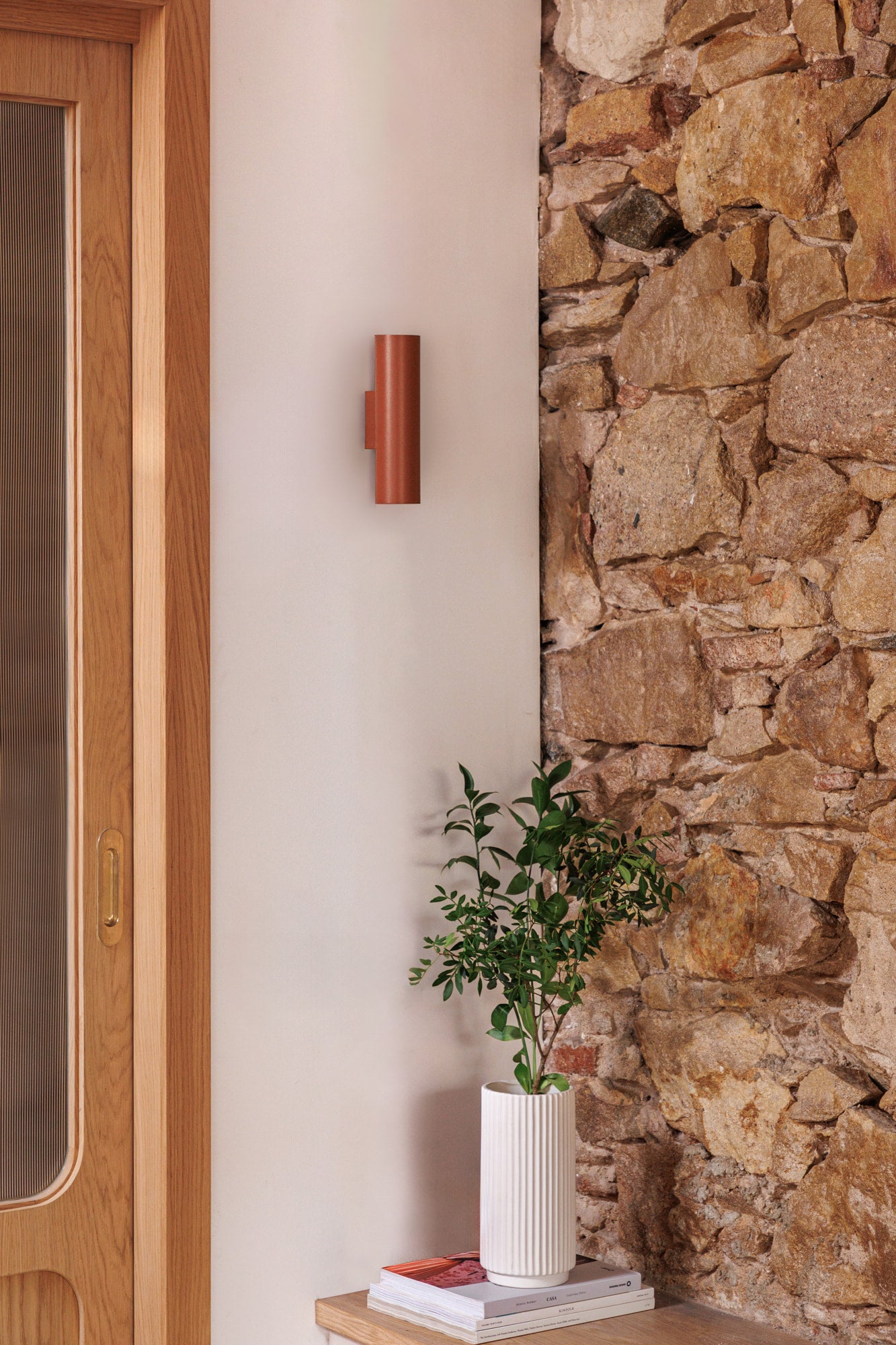 STAN 2L Terracotta wall lamp