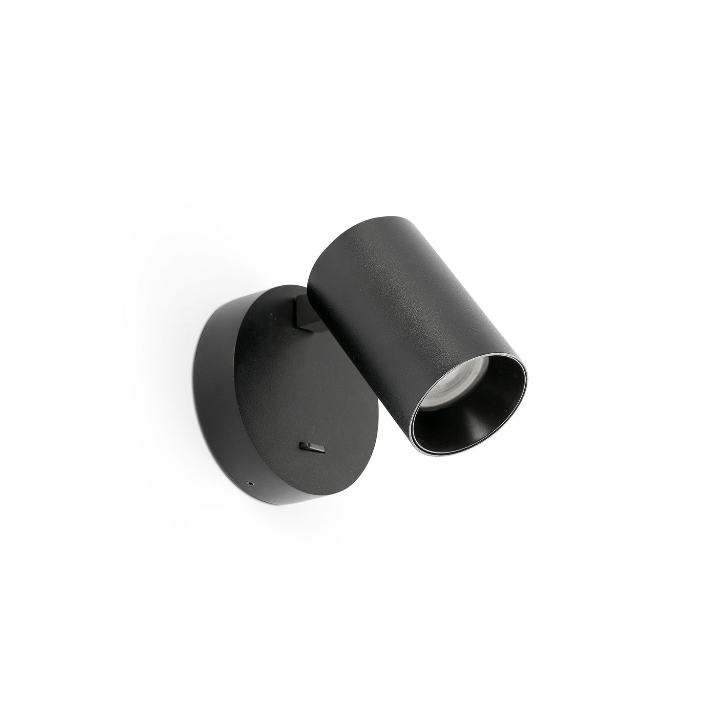 STAN Black wall lamp with switch