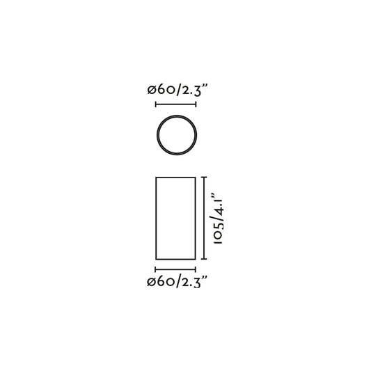 Lámpara de techo STAN LÁMPARA DE TECHO DE ALUMINIO 1xGU10