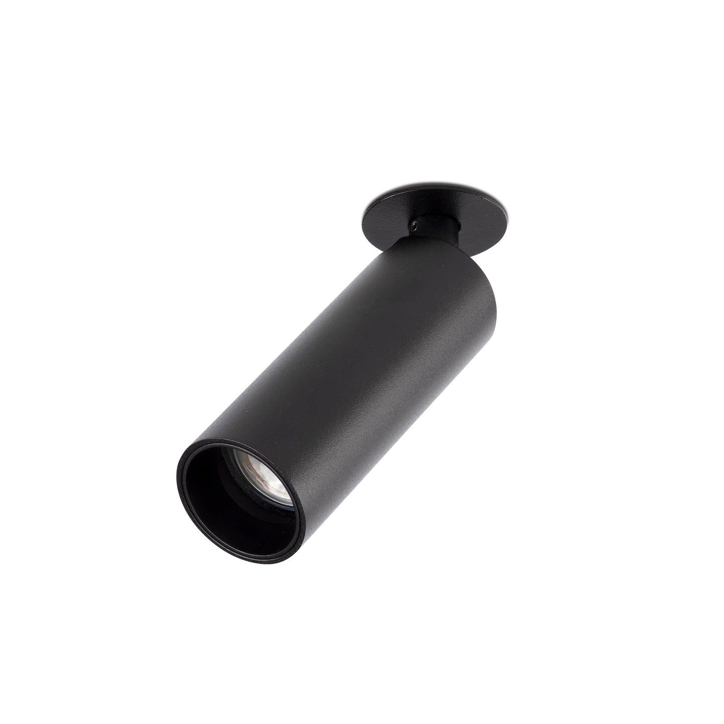 STAN SLIM Recessed spotlight black