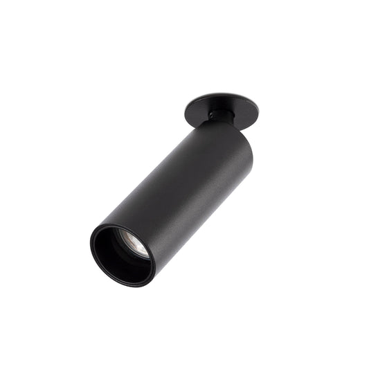 STAN SLIM Recessed spotlight black