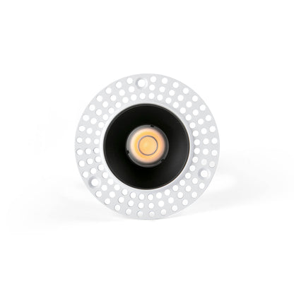 LOX Black orientable trimless recessed 3000K